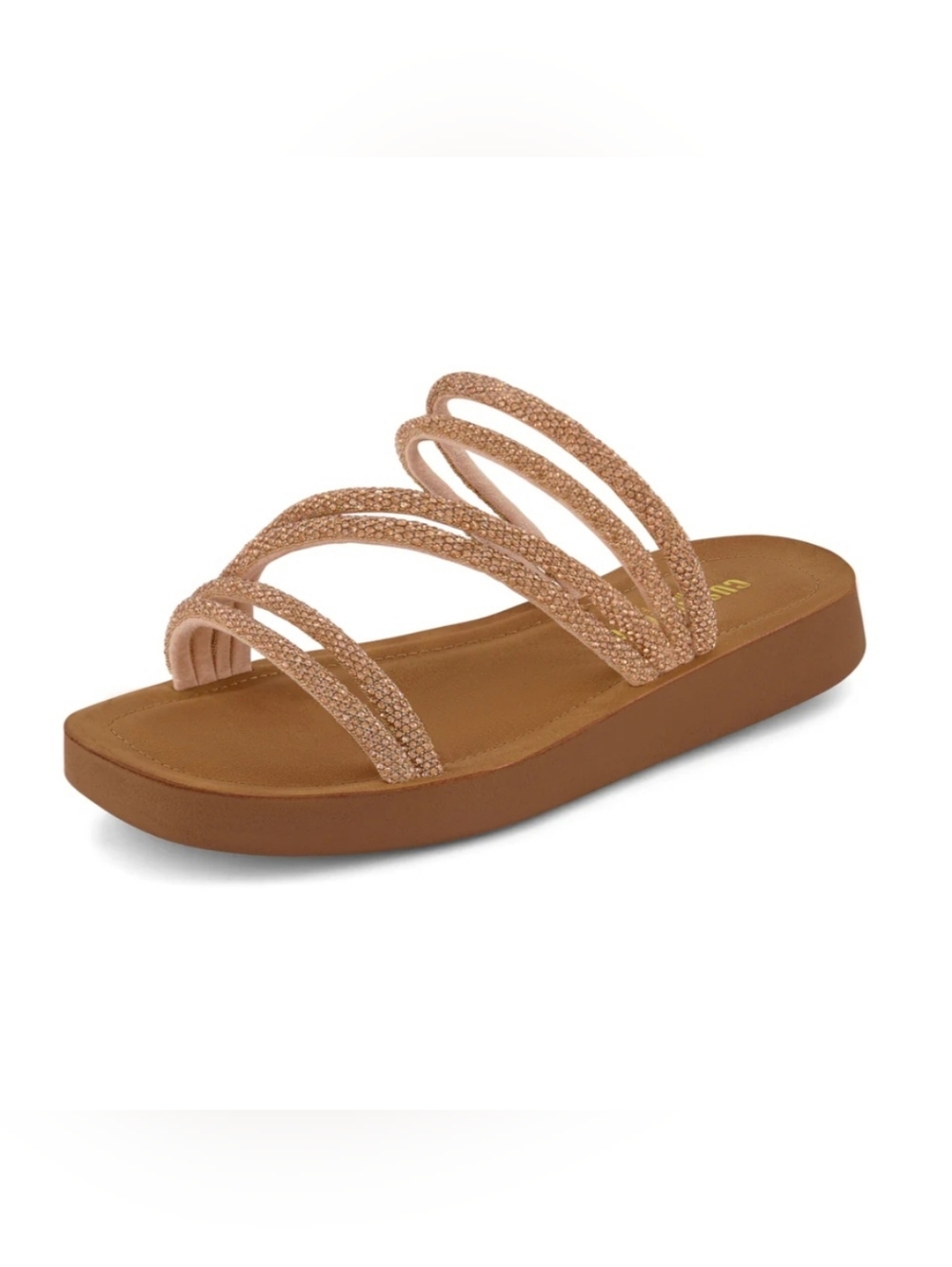 Cushionaire Athena Rhinestone Sandal - Size 9